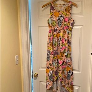 Fruit Print Kids Dress